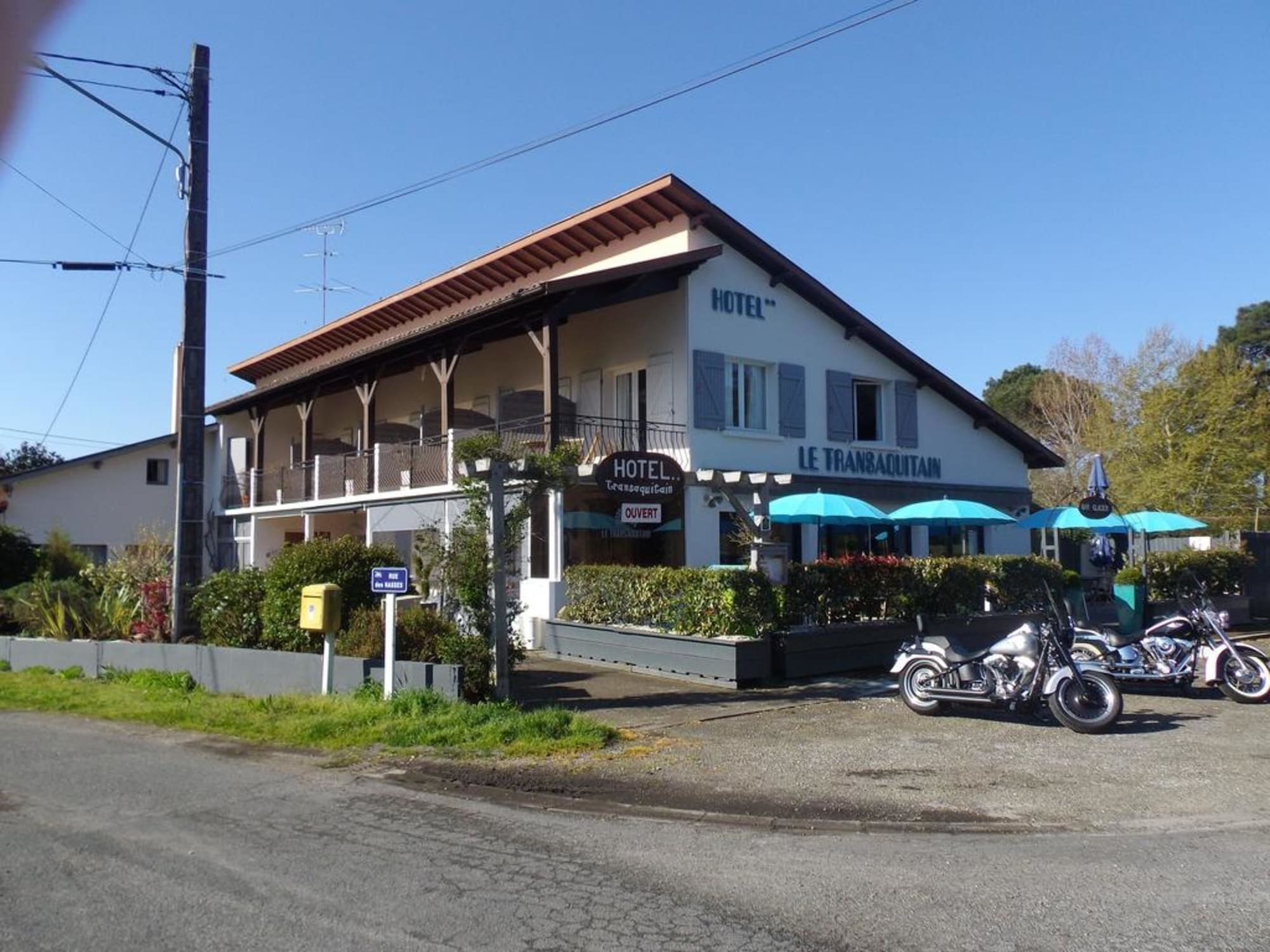 Hotel Cote Et Lac Biscarrosse Eksteriør bilde